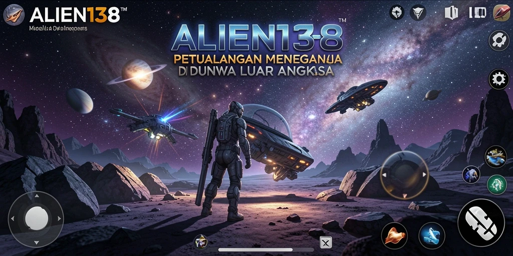 Gambaran epik dari petualangan luar angkasa di ALIEN138.
