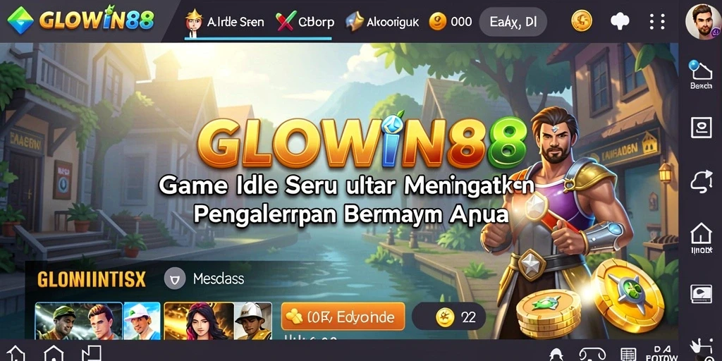 Gameplay GLOWIN88 yang menarik dan santai, sempurna untuk penggemar genre Idle.