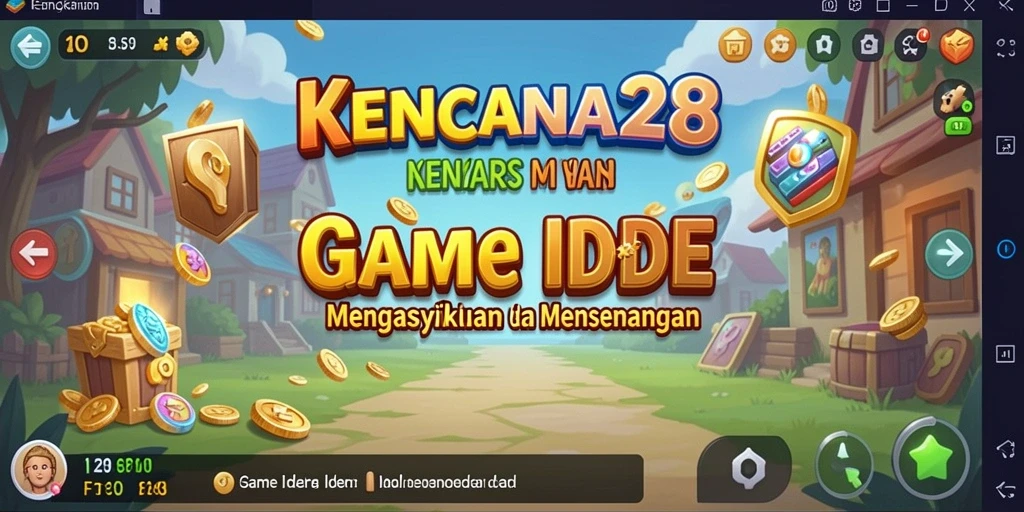 Tampilan gameplay KENCANA28 yang menarik dan interaktif dalam mode Idle.