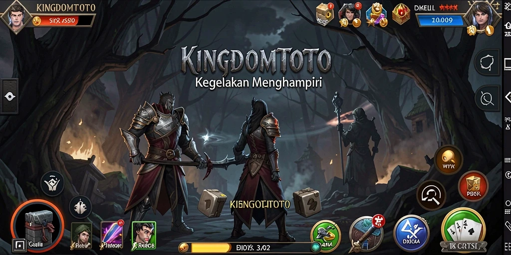Tampilan seram dari gameplay KINGDOMTOTO yang menegangkan.