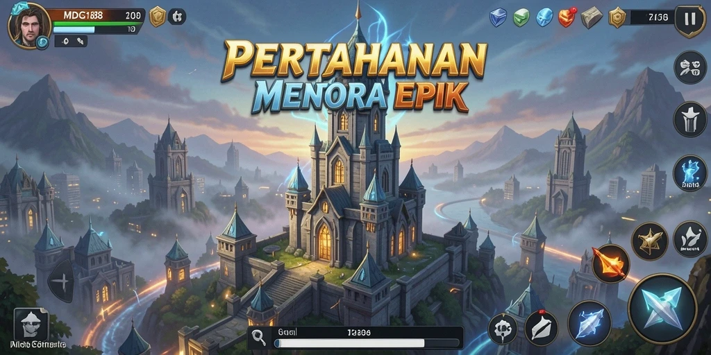Cuplikan gameplay menarik MDG188 yang penuh aksi Tower Defense.