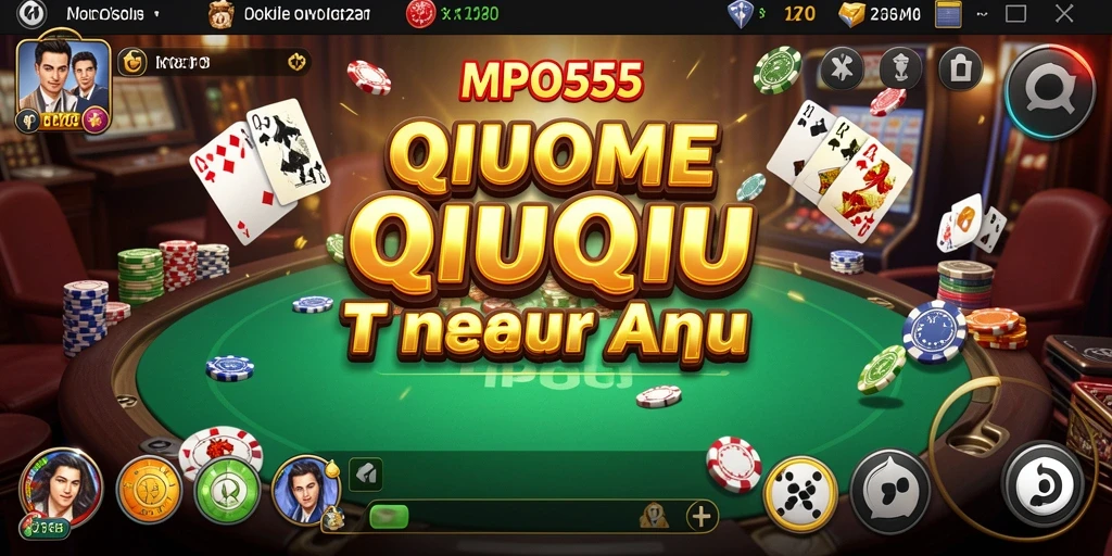 Screenshot menampilkan gameplay seru QiuQiu di MPO555.