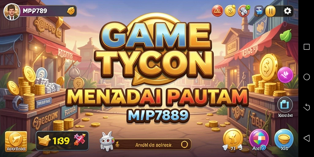 Tangkapan layar gameplay MVP789 menunjukkan manajemen bisnis yang seru.