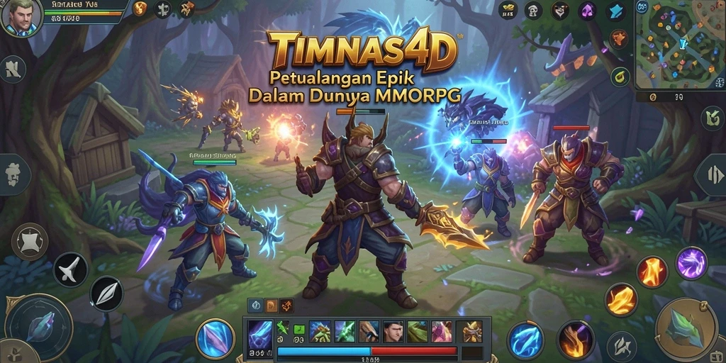 Tampilan gameplay TIMNAS4D yang seru dan menantang dalam aksi MMORPG.