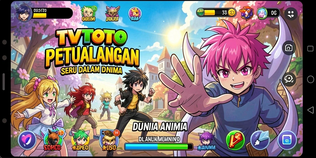 Tangkapan layar gameplay <strong>TVTOTO</strong> dengan aksi seru dan grafis menawan.