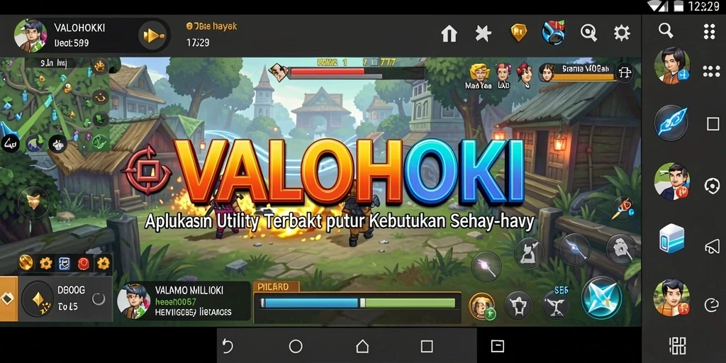 Tampilan screenshot VALOHOKI menampilkan antarmuka yang intuitif dan fungsional.